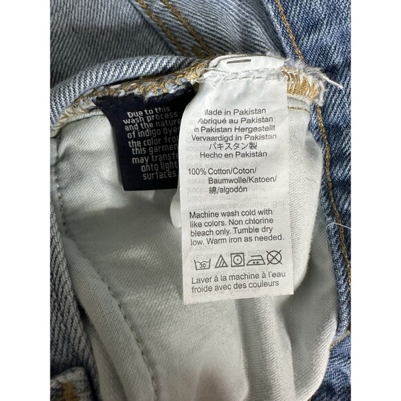 Madewell Size 30 Womens Blue 100% Cotton Stretch Pockets Denim Mom Shorts - Picture 9 of 10